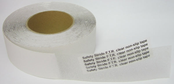 Non-slip Tape - FTR CLEAR, 50mm wide x 18m long - Safety Stride