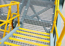 Industrial Stair Nosing - TRAKA, Yellow, External Rated, 50x10 x 2440mm long - Safety Stride